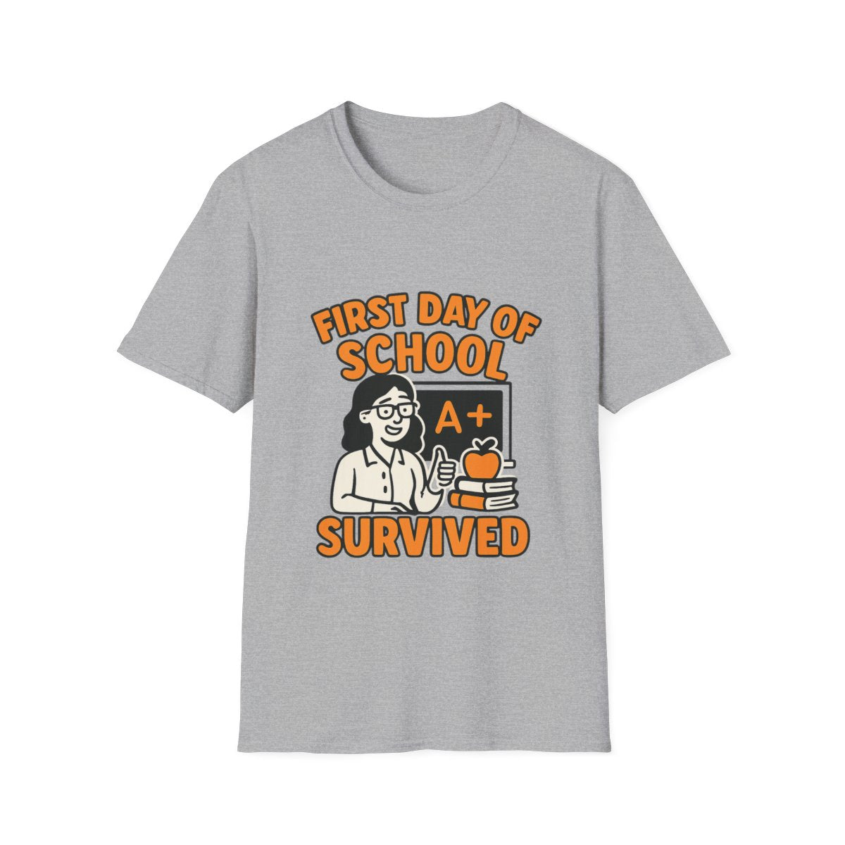 First Day of School Survived Shirt, Teacher Appreciation Gift, Back to School Teacher Shirt, Funny Teacher Tee, Parent Humor Shirt