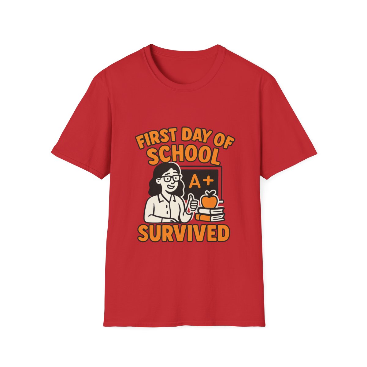 First Day of School Survived Shirt, Teacher Appreciation Gift, Back to School Teacher Shirt, Funny Teacher Tee, Parent Humor Shirt