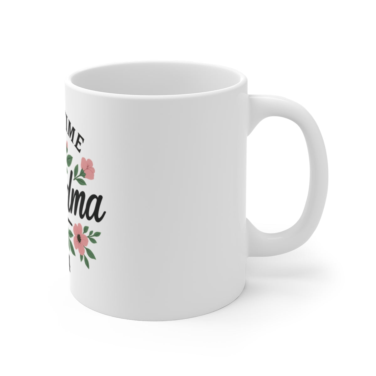 First Time Grandma Mug Est 2024, New Grandma Gift, Pregnancy Announcement for Grandma, Grandmother Reveal Mug, Floral Grandma Mug