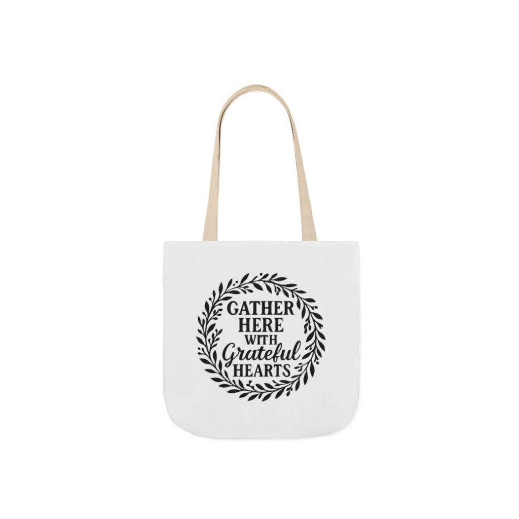 Gather Here With Grateful Hearts Tote Bag