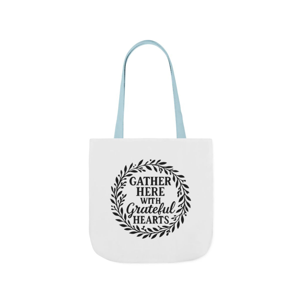 Gather Here With Grateful Hearts Tote Bag
