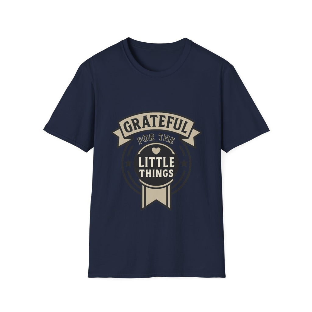 Grateful for the Little Things Shirt, Gratitude Tee, Faith Inspired Blessing T-Shirt, Thankful Everyday Appreciation Gift for Women
