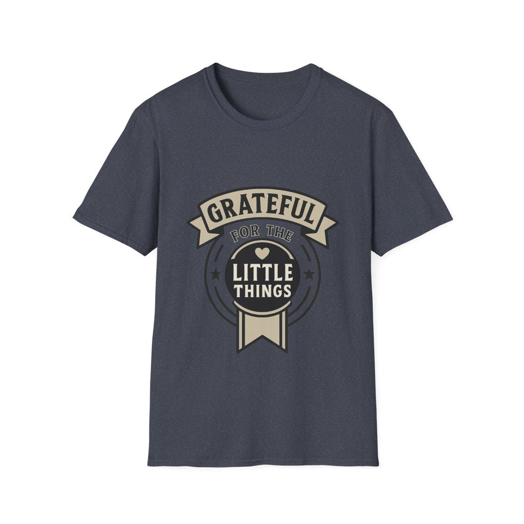Grateful for the Little Things Shirt, Gratitude Tee, Faith Inspired Blessing T-Shirt, Thankful Everyday Appreciation Gift for Women