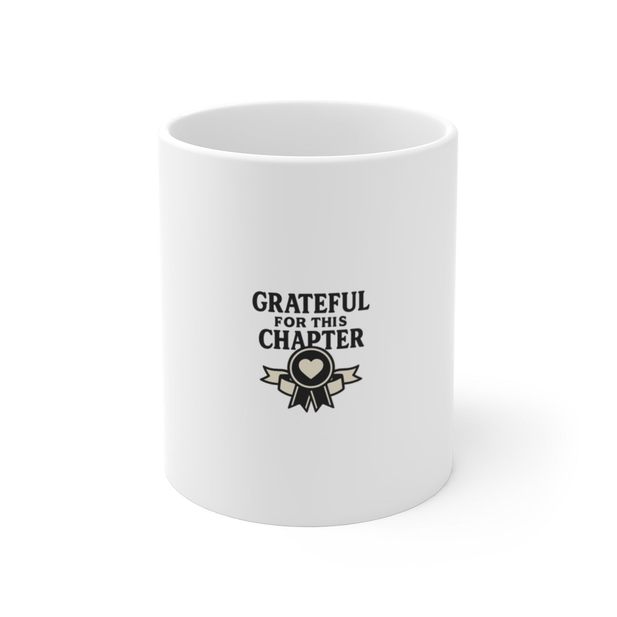Grateful For This Chapter Mug | Mindfulness Coffee Cup | Gratitude Daily Reminder Gift | Self Care Present for Her | Inspirational