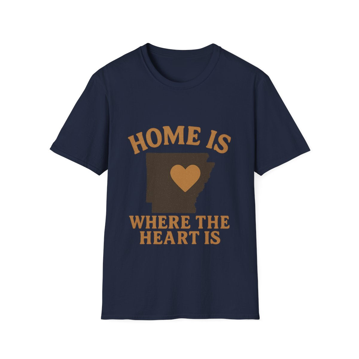 Home Is Where The Heart Is Shirt, Vintage State Silhouette Tee, Hometown Pride Gift, Missing Home Nostalgic T-Shirt
