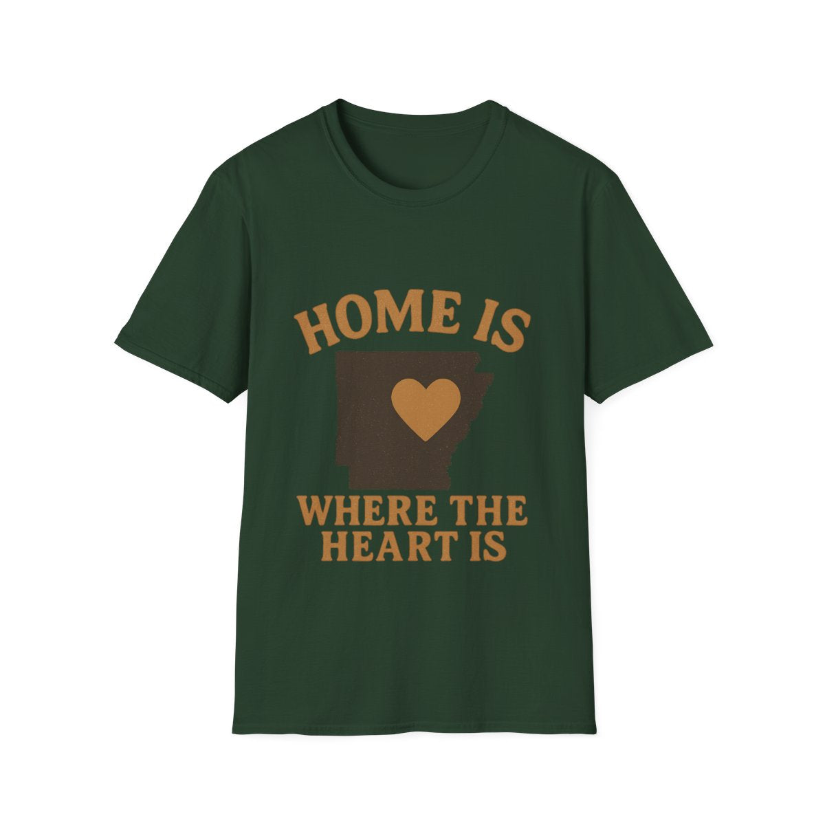 Home Is Where The Heart Is Shirt, Vintage State Silhouette Tee, Hometown Pride Gift, Missing Home Nostalgic T-Shirt