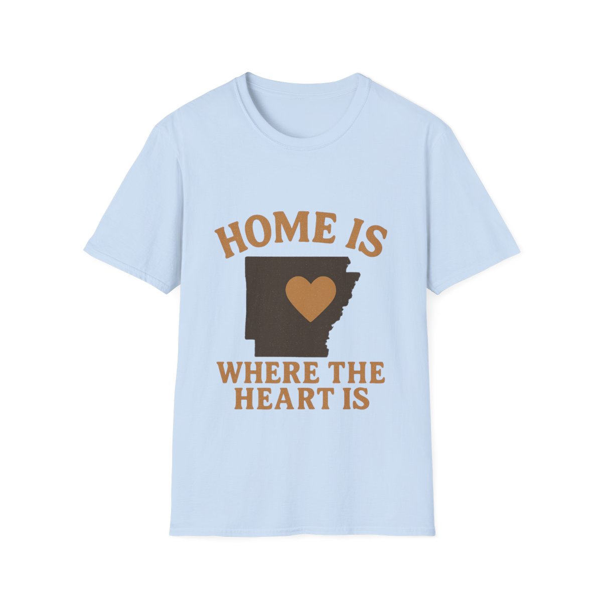 Home Is Where The Heart Is Shirt, Vintage State Silhouette Tee, Hometown Pride Gift, Missing Home Nostalgic T-Shirt