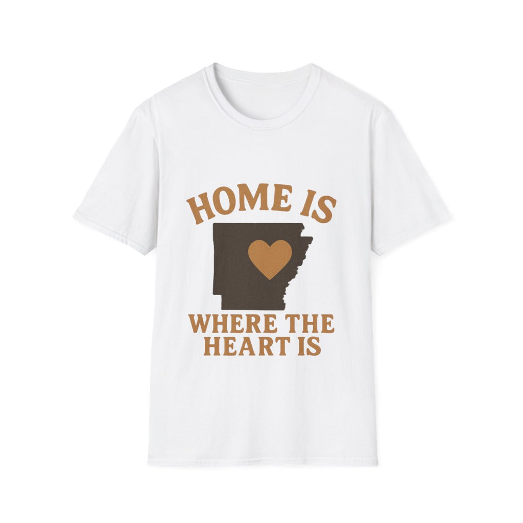 Home Is Where The Heart Is Shirt, Vintage State Silhouette Tee, Hometown Pride Gift, Missing Home Nostalgic T-Shirt