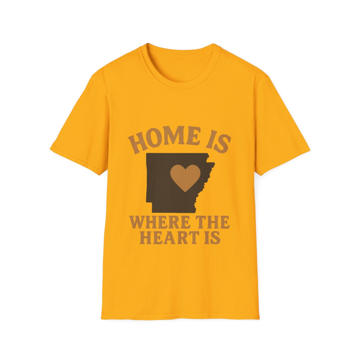 Home Is Where The Heart Is Shirt, Vintage State Silhouette Tee, Hometown Pride Gift, Missing Home Nostalgic T-Shirt
