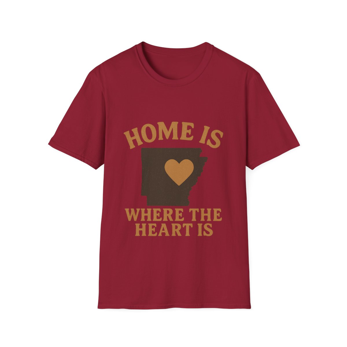 Home Is Where The Heart Is Shirt, Vintage State Silhouette Tee, Hometown Pride Gift, Missing Home Nostalgic T-Shirt