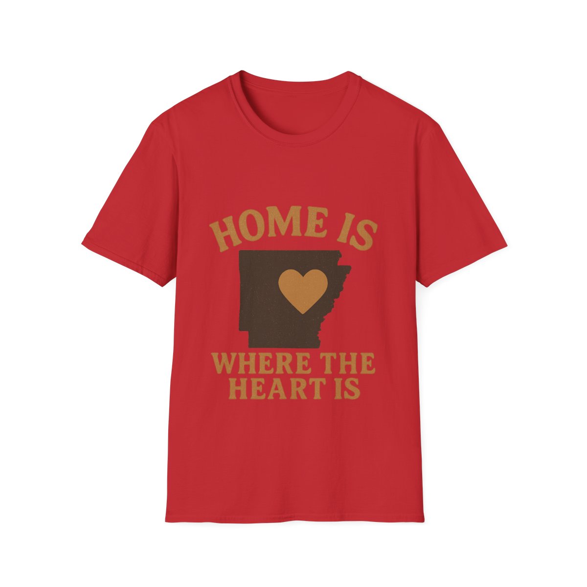 Home Is Where The Heart Is Shirt, Vintage State Silhouette Tee, Hometown Pride Gift, Missing Home Nostalgic T-Shirt