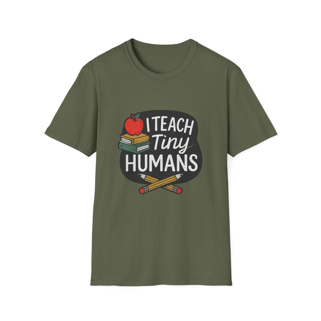 I Teach Tiny Humans T-Shirt, Preschool Teacher Shirt, Kindergarten Teacher Gift, Daycare Worker Tee, Early Childhood Educator