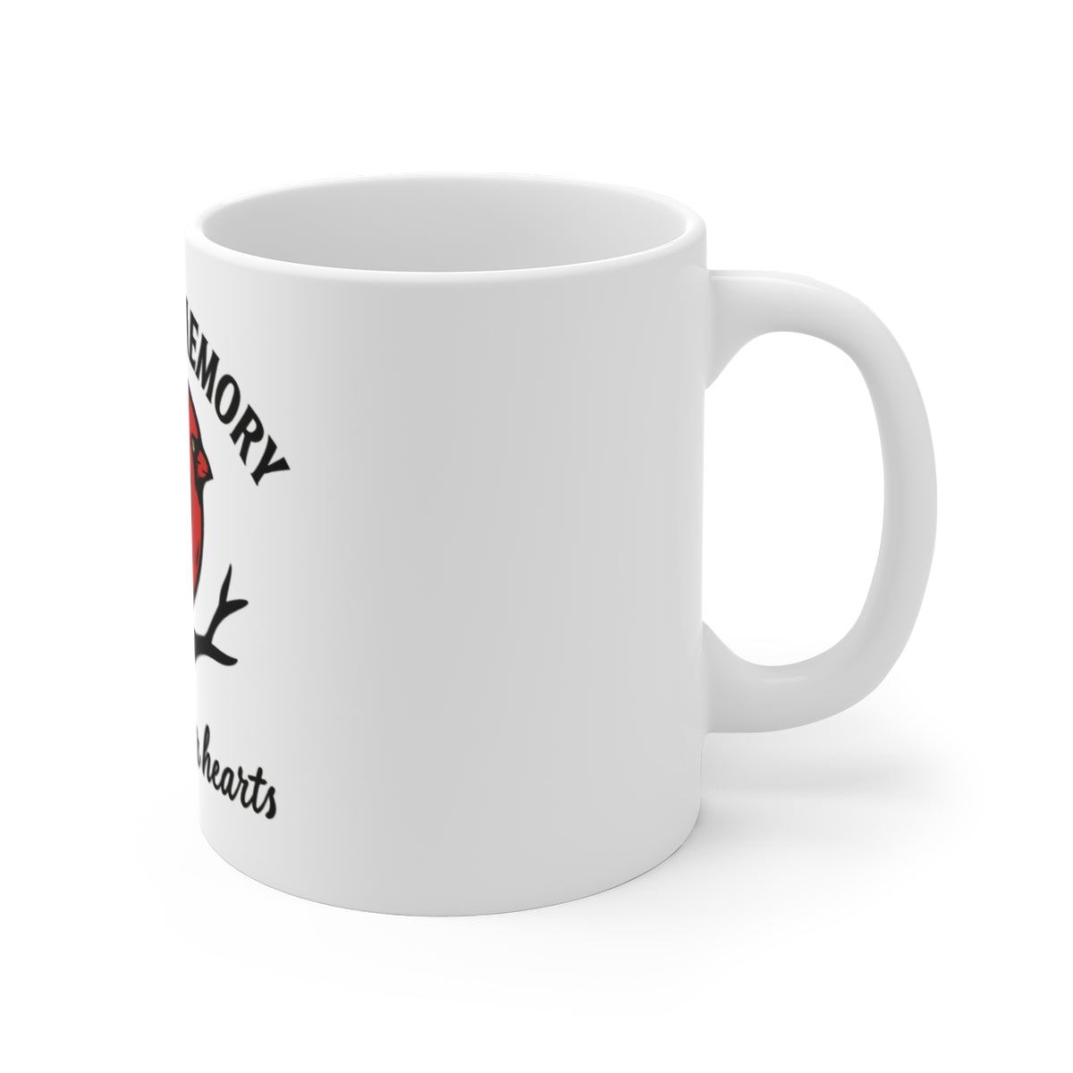 In Loving Memory Cardinal Mug, Sympathy Gift for Loss of Loved One, Grief Support Coffee Cup, Memorial Bereavement Gift