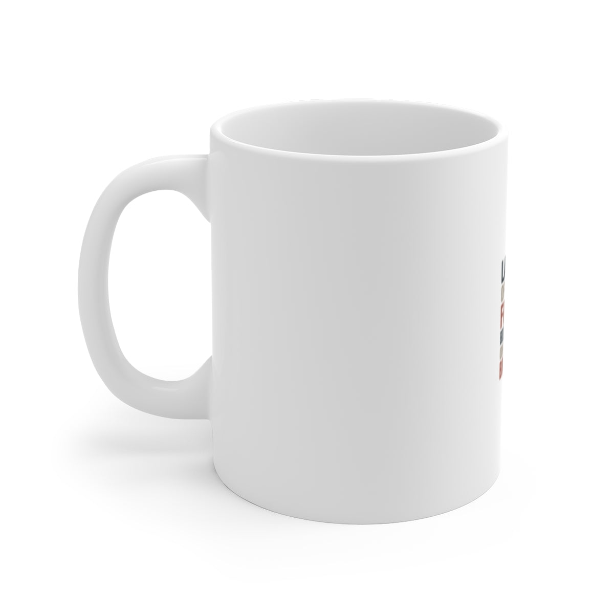 Land of the Free Because of the Brave Mug, Patriotic Military Gift, Veterans Day Memorial Day, Army Navy Air Force Marine Gift