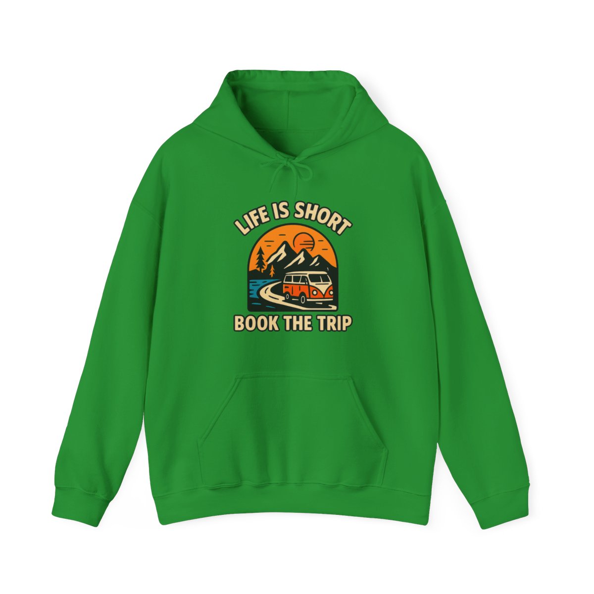 Life Is Short Book The Trip Hoodie, Travel Lover Gift, Adventure Seeker Sweatshirt, Wanderlust Clothing, Digital Nomad Gift