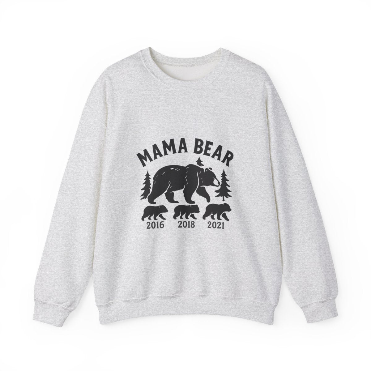 Mama Bear Sweatshirt with Cubs Birth Years, Mother's Day Gift for Mom, Woodland Mom Shirt, Gift from Kids, Mommy and Me Crewneck