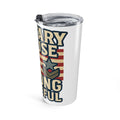 Military Spouse Strong Grateful Tumbler, Army Navy Air Force Gift, Patriotic Military Wife Appreciation Travel Mug, Deployment Gift