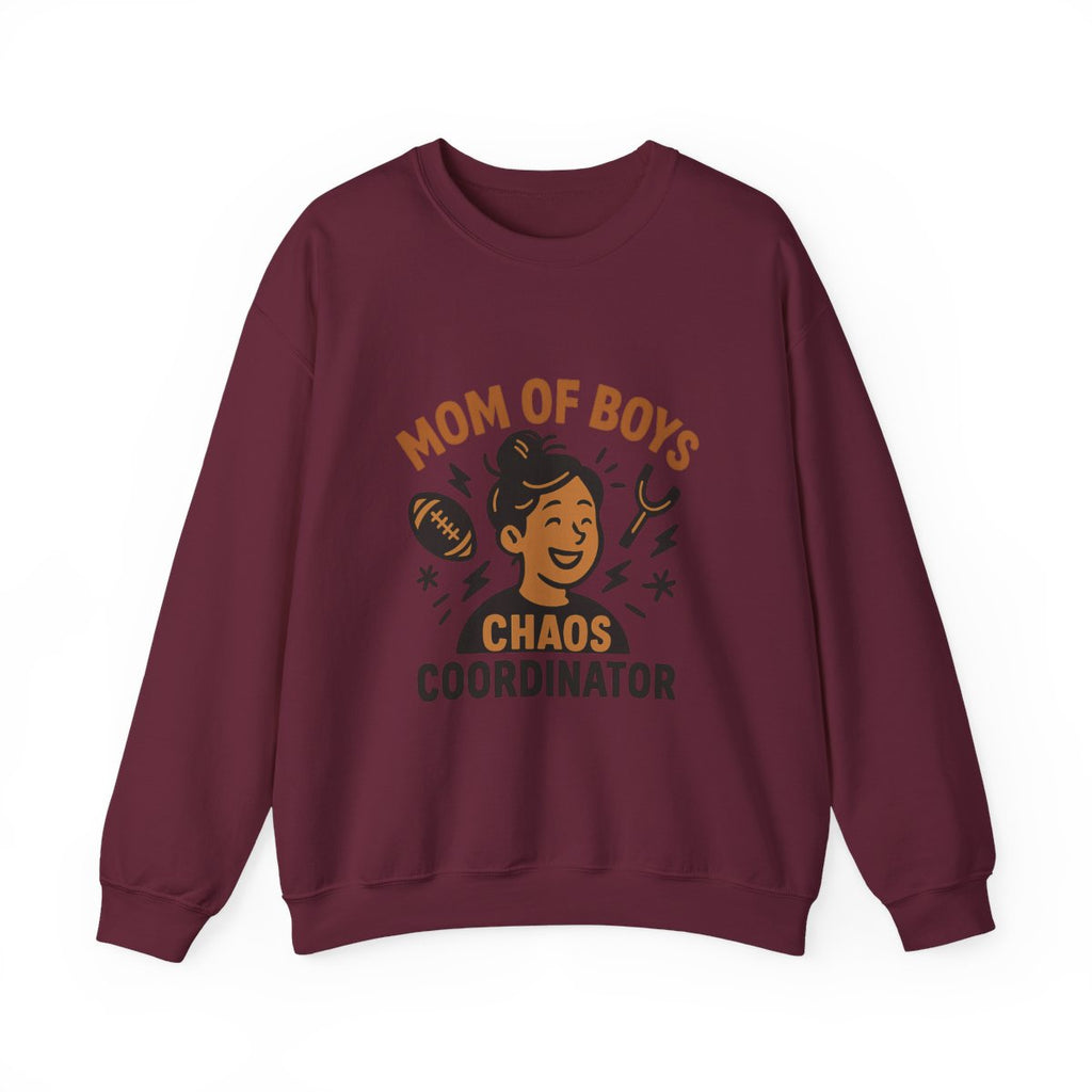 Mom of Boys Sweatshirt, Chaos Coordinator Shirt, Boy Mom Gift, Mother's Day Gift for Mom of Sons, Funny Mom Sweatshirt