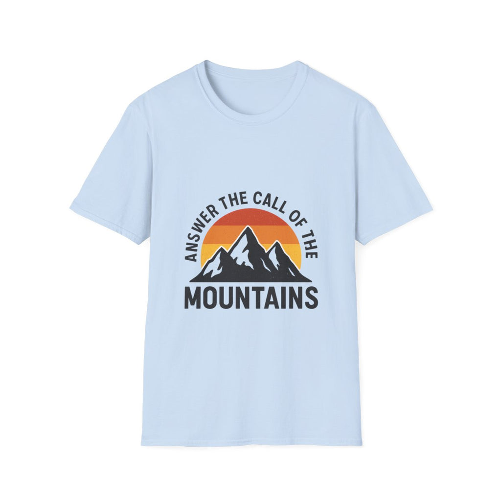 Mountain Silhouette Shirt Vintage Adventure T-Shirt Hiking Tee Outdoor Lover Gift Nature Graphic Tee Wilderness Apparel