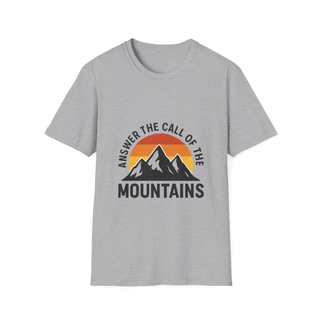 Mountain Silhouette Shirt Vintage Adventure T-Shirt Hiking Tee Outdoor Lover Gift Nature Graphic Tee Wilderness Apparel