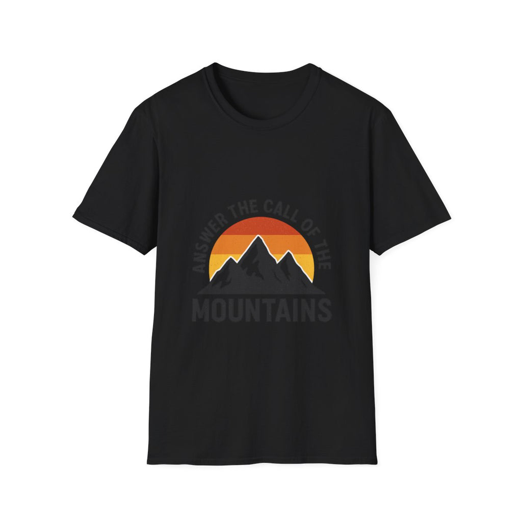 Mountain Silhouette Shirt Vintage Adventure T-Shirt Hiking Tee Outdoor Lover Gift Nature Graphic Tee Wilderness Apparel