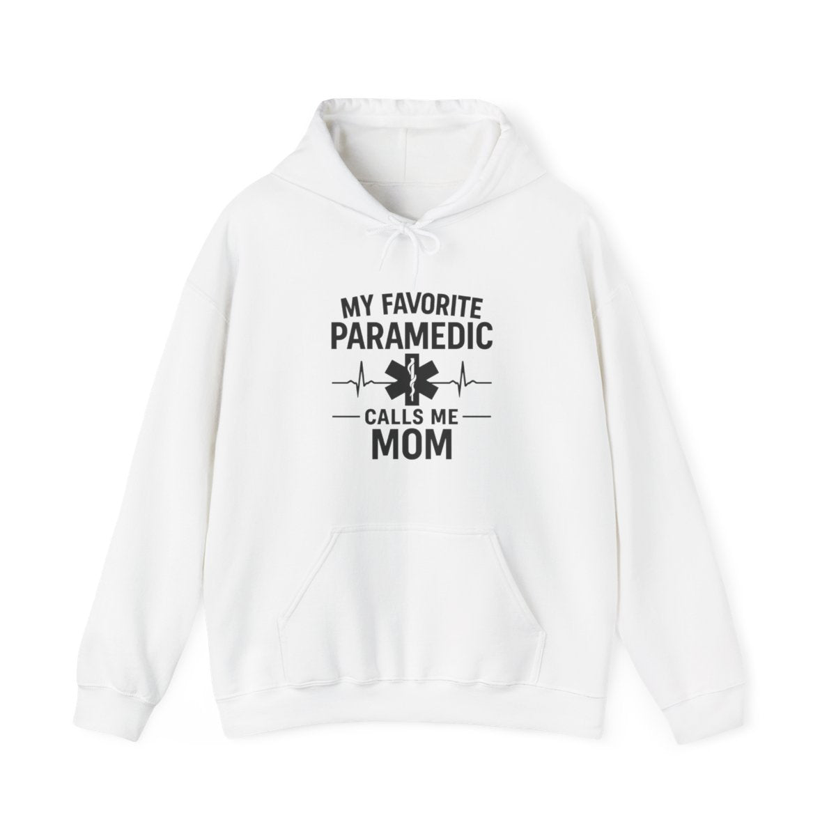 My Favorite Paramedic Calls Me Mom Hoodie, Proud EMS Mom Gift, Paramedic Mother Gift, Emergency Medical Services Sweatshirt
