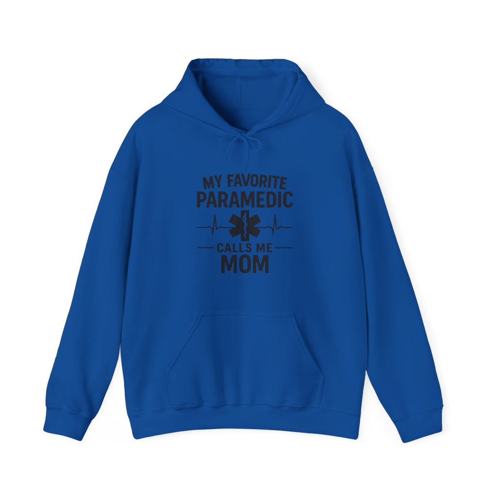 My Favorite Paramedic Calls Me Mom Hoodie, Proud EMS Mom Gift, Paramedic Mother Gift, Emergency Medical Services Sweatshirt