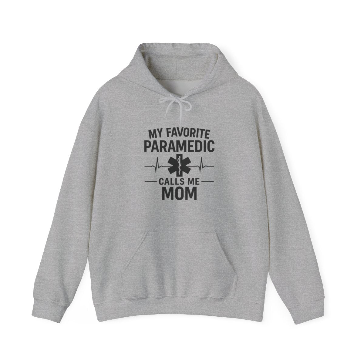 My Favorite Paramedic Calls Me Mom Hoodie, Proud EMS Mom Gift, Paramedic Mother Gift, Emergency Medical Services Sweatshirt