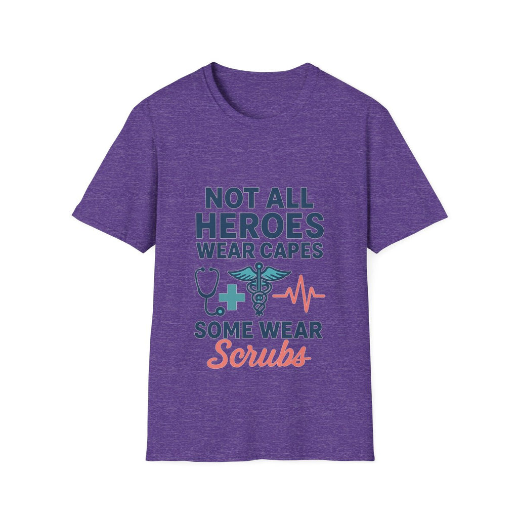 Not All Heroes Wear Capes Some Wear Scrubs Nurse Shirt, Nurse Appreciation Week Gift, Nurse Thank You Tee, Medical Worker Hero