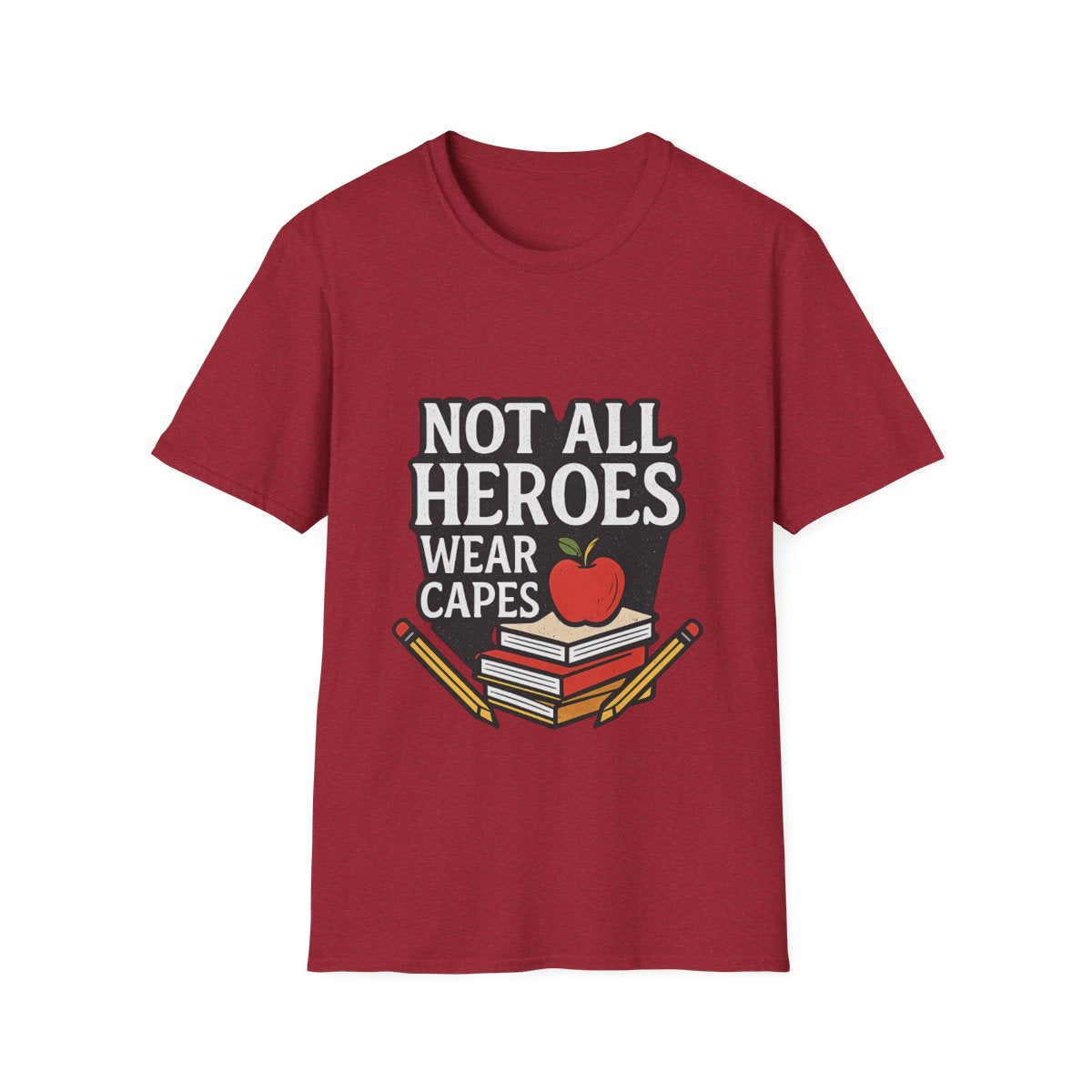 Not All Heroes Wear Capes Teacher Appreciation T-Shirt, Teacher Gift, End of Year Teacher Thank You, Teacher Appreciation Week