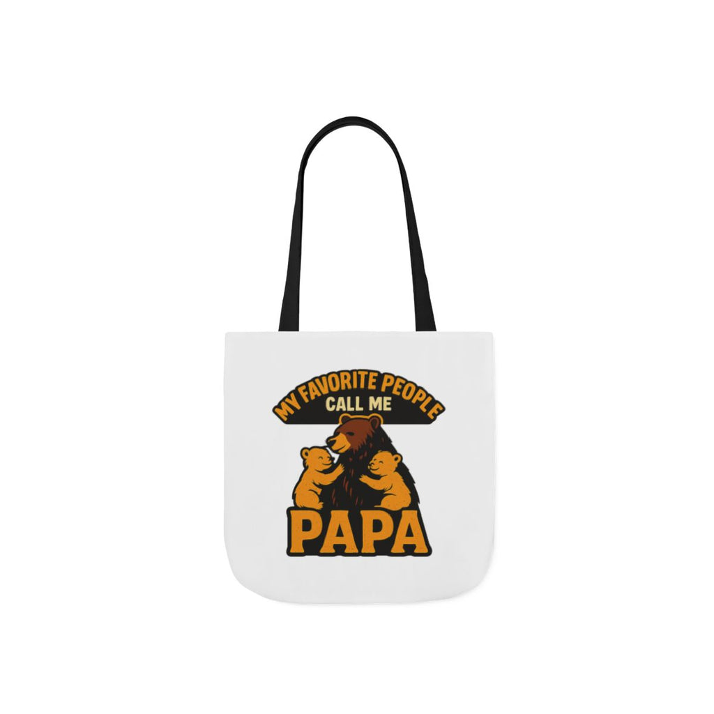 Papa Bear Tote Bag Gift for Grandfather, My Favorite People Call Me Papa, Fathers Day Gift from Grandkids, Grandpa Birthday Gift