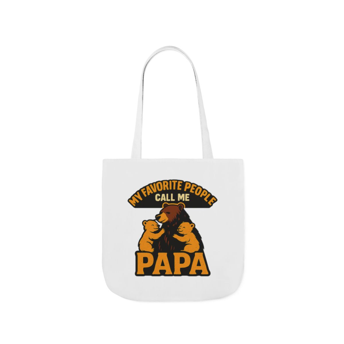 Papa Bear Tote Bag Gift for Grandfather, My Favorite People Call Me Papa, Fathers Day Gift from Grandkids, Grandpa Birthday Gift