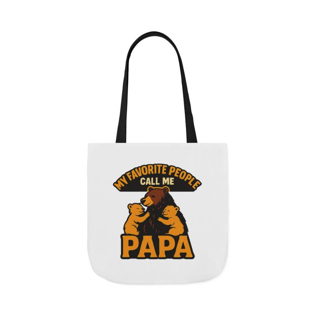 Papa Bear Tote Bag Gift for Grandfather, My Favorite People Call Me Papa, Fathers Day Gift from Grandkids, Grandpa Birthday Gift