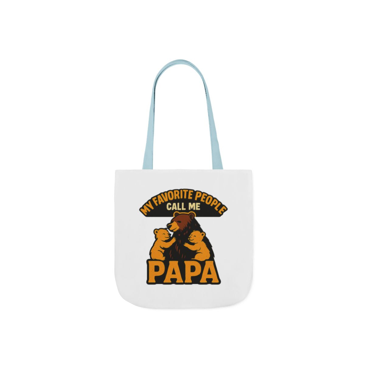 Papa Bear Tote Bag Gift for Grandfather, My Favorite People Call Me Papa, Fathers Day Gift from Grandkids, Grandpa Birthday Gift