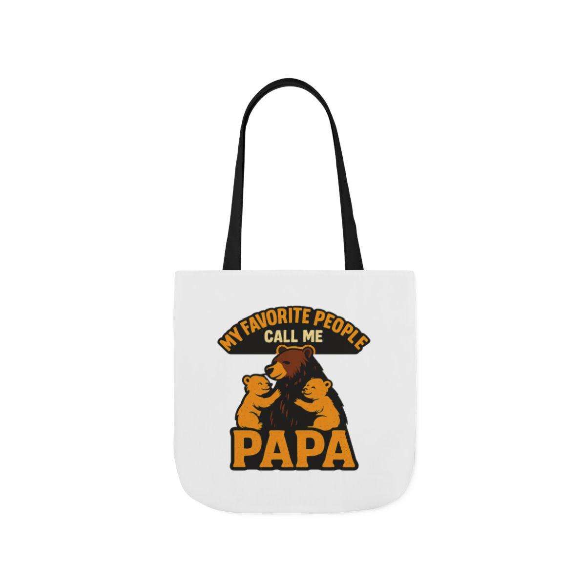 Papa Bear Tote Bag Gift for Grandfather, My Favorite People Call Me Papa, Fathers Day Gift from Grandkids, Grandpa Birthday Gift