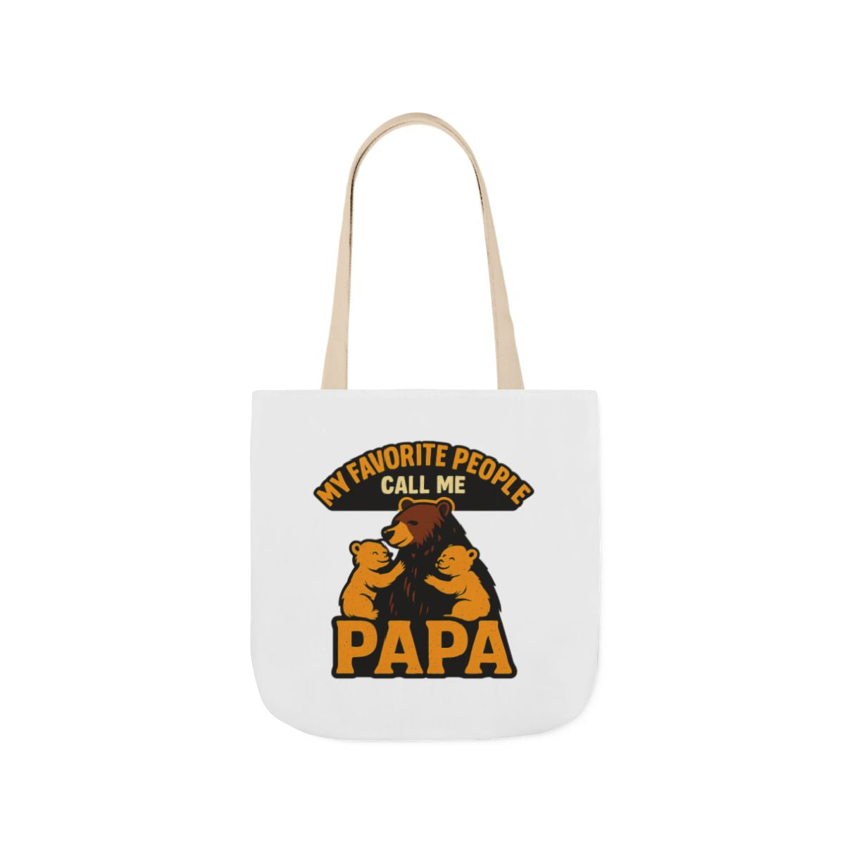 Papa Bear Tote Bag Gift for Grandfather, My Favorite People Call Me Papa, Fathers Day Gift from Grandkids, Grandpa Birthday Gift