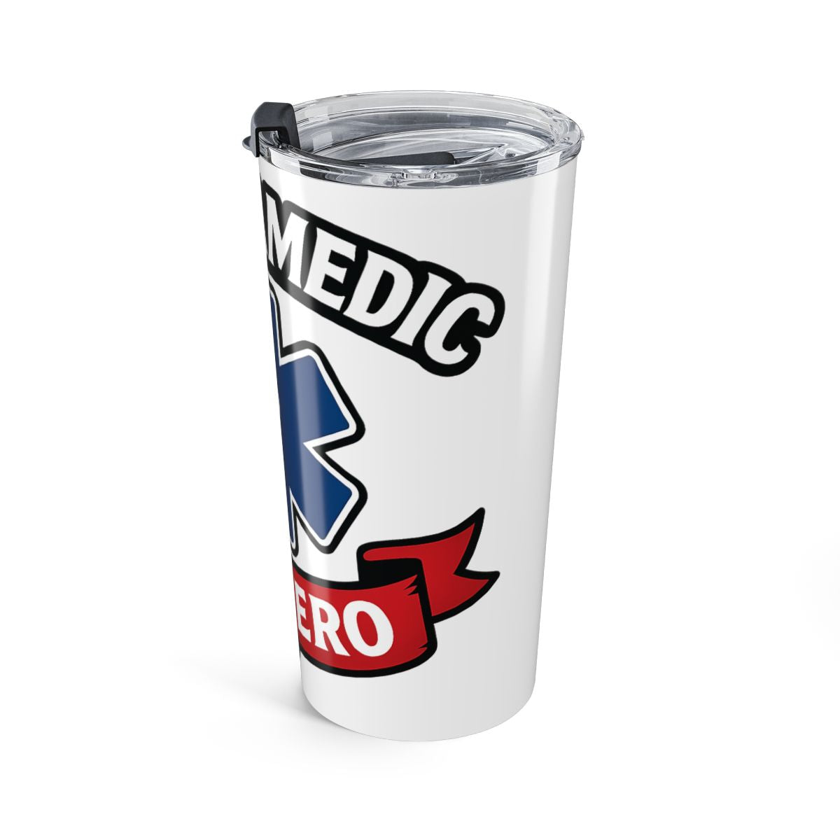 Paramedic Wife Tumbler Gift, My Paramedic My Hero Insulated Cup, EMS Girlfriend Boyfriend Gift, Star of Life Appreciation Tumbler