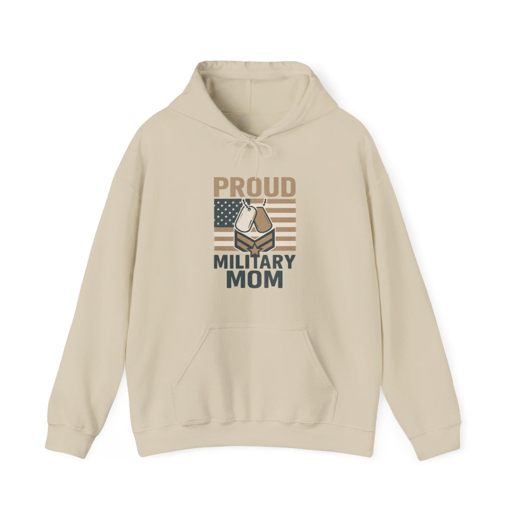 Proud Military Mom Hoodie, Strong Heart Army Mom Gift, Navy Mom Sweatshirt, Air Force Marine Mom, Service Member Mother Apparel