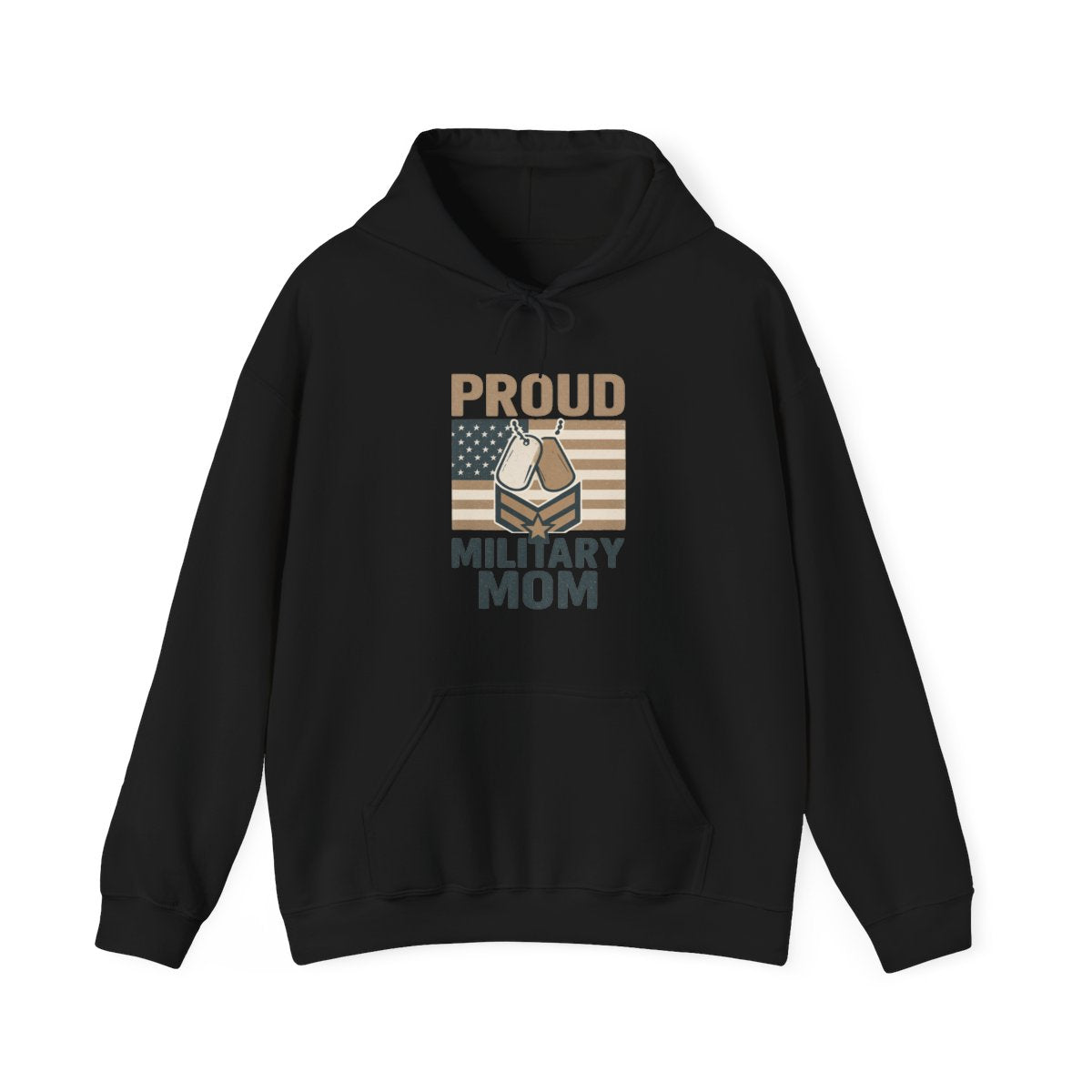 Proud Military Mom Hoodie, Strong Heart Army Mom Gift, Navy Mom Sweatshirt, Air Force Marine Mom, Service Member Mother Apparel