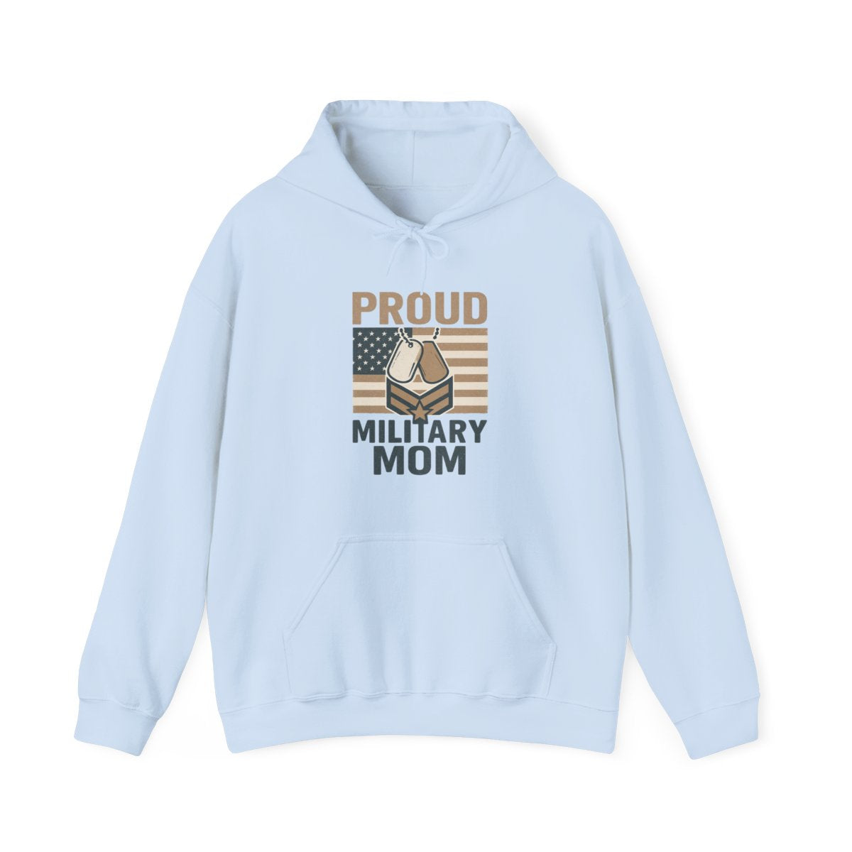 Proud Military Mom Hoodie, Strong Heart Army Mom Gift, Navy Mom Sweatshirt, Air Force Marine Mom, Service Member Mother Apparel