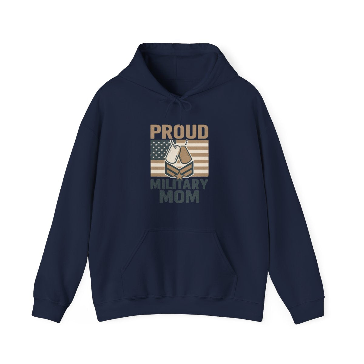 Proud Military Mom Hoodie, Strong Heart Army Mom Gift, Navy Mom Sweatshirt, Air Force Marine Mom, Service Member Mother Apparel