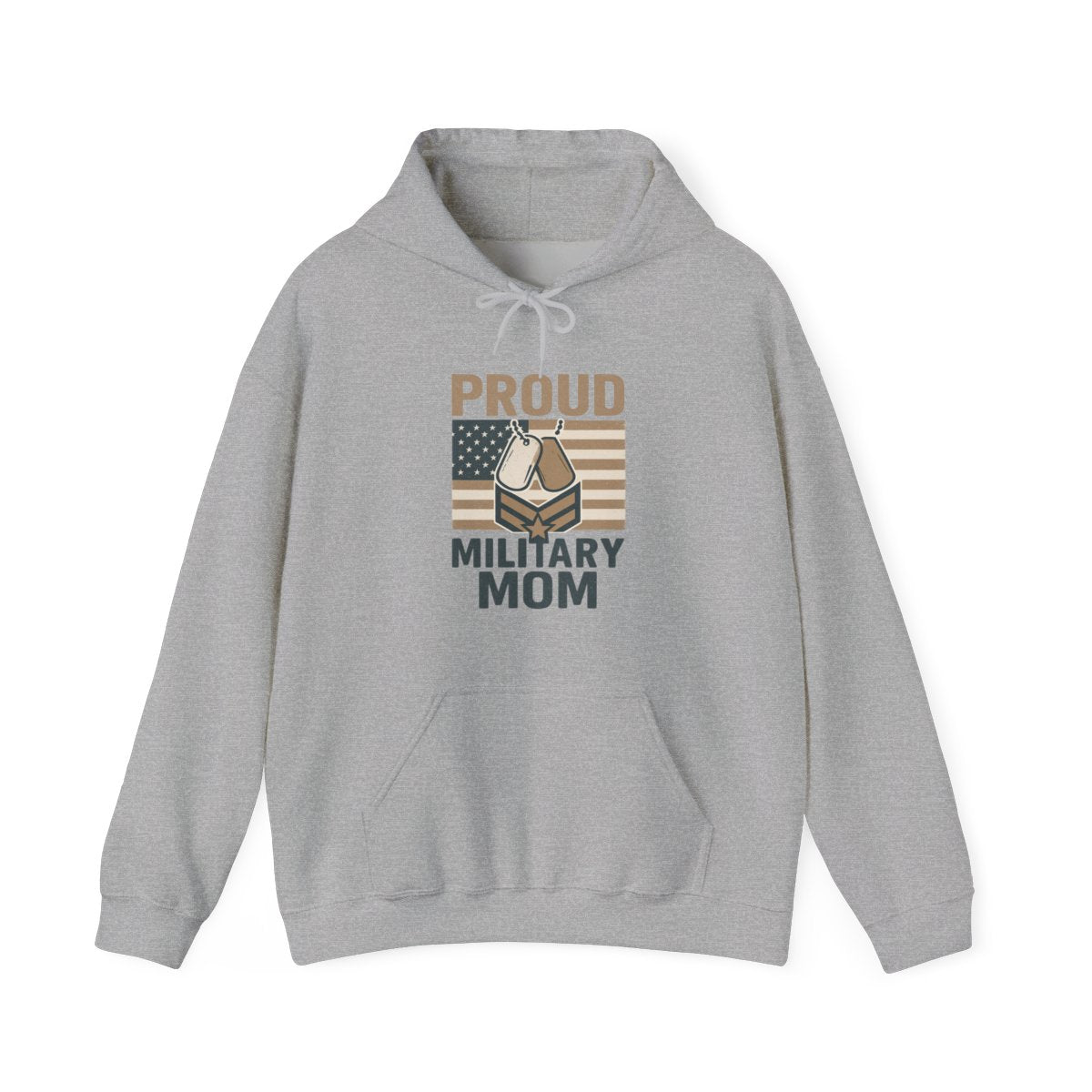 Proud Military Mom Hoodie, Strong Heart Army Mom Gift, Navy Mom Sweatshirt, Air Force Marine Mom, Service Member Mother Apparel