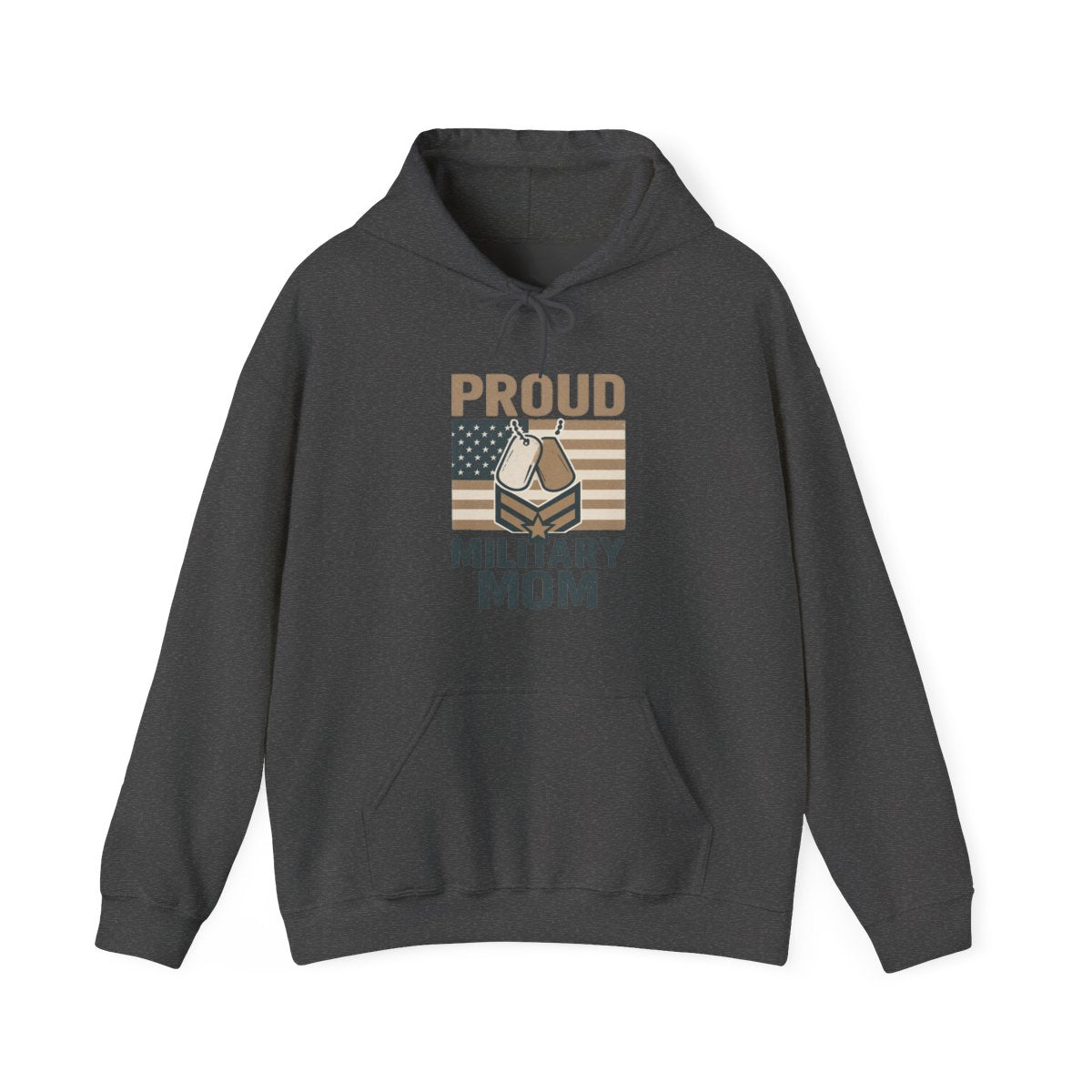 Proud Military Mom Hoodie, Strong Heart Army Mom Gift, Navy Mom Sweatshirt, Air Force Marine Mom, Service Member Mother Apparel
