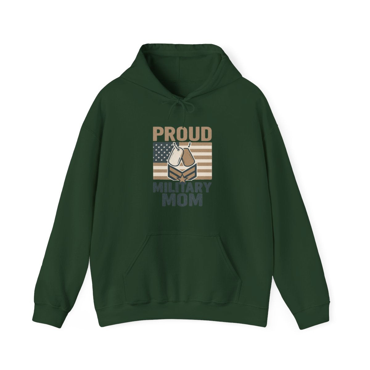 Proud Military Mom Hoodie, Strong Heart Army Mom Gift, Navy Mom Sweatshirt, Air Force Marine Mom, Service Member Mother Apparel