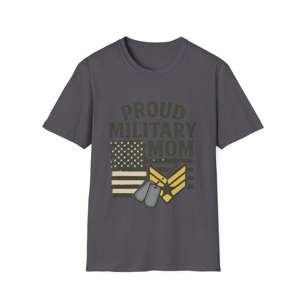 Proud Military Mom Shirt, My Heart Serves Too Tee, Army Mom Gift, Navy Mom, Marine Mom, Air Force Mom T-Shirt, Military Mother