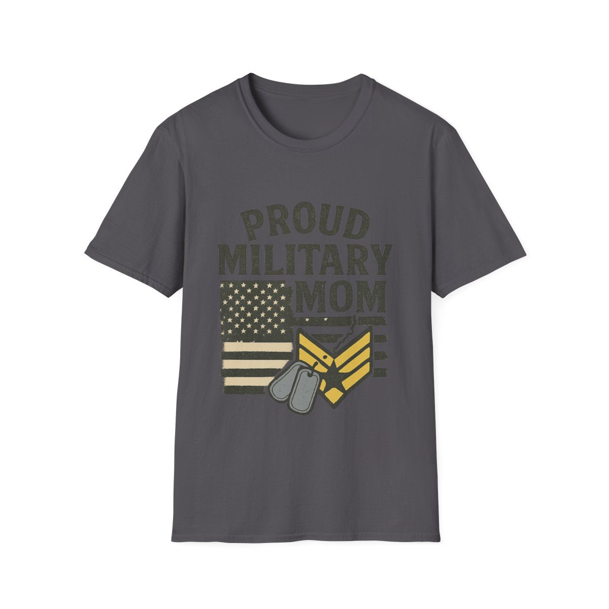 Proud Military Mom Shirt, My Heart Serves Too Tee, Army Mom Gift, Navy Mom, Marine Mom, Air Force Mom T-Shirt, Military Mother