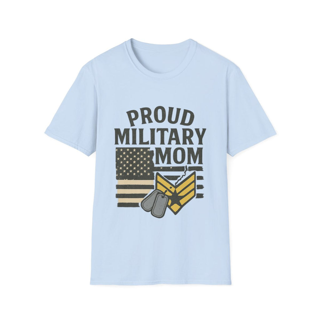 Proud Military Mom Shirt, My Heart Serves Too Tee, Army Mom Gift, Navy Mom, Marine Mom, Air Force Mom T-Shirt, Military Mother