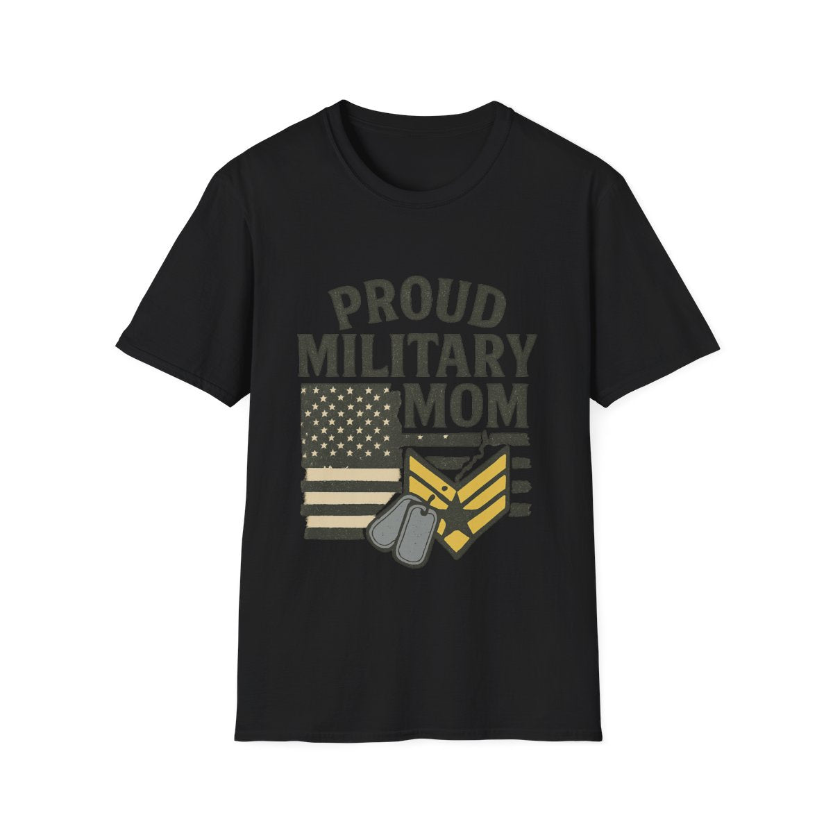 Proud Military Mom Shirt, My Heart Serves Too Tee, Army Mom Gift, Navy Mom, Marine Mom, Air Force Mom T-Shirt, Military Mother