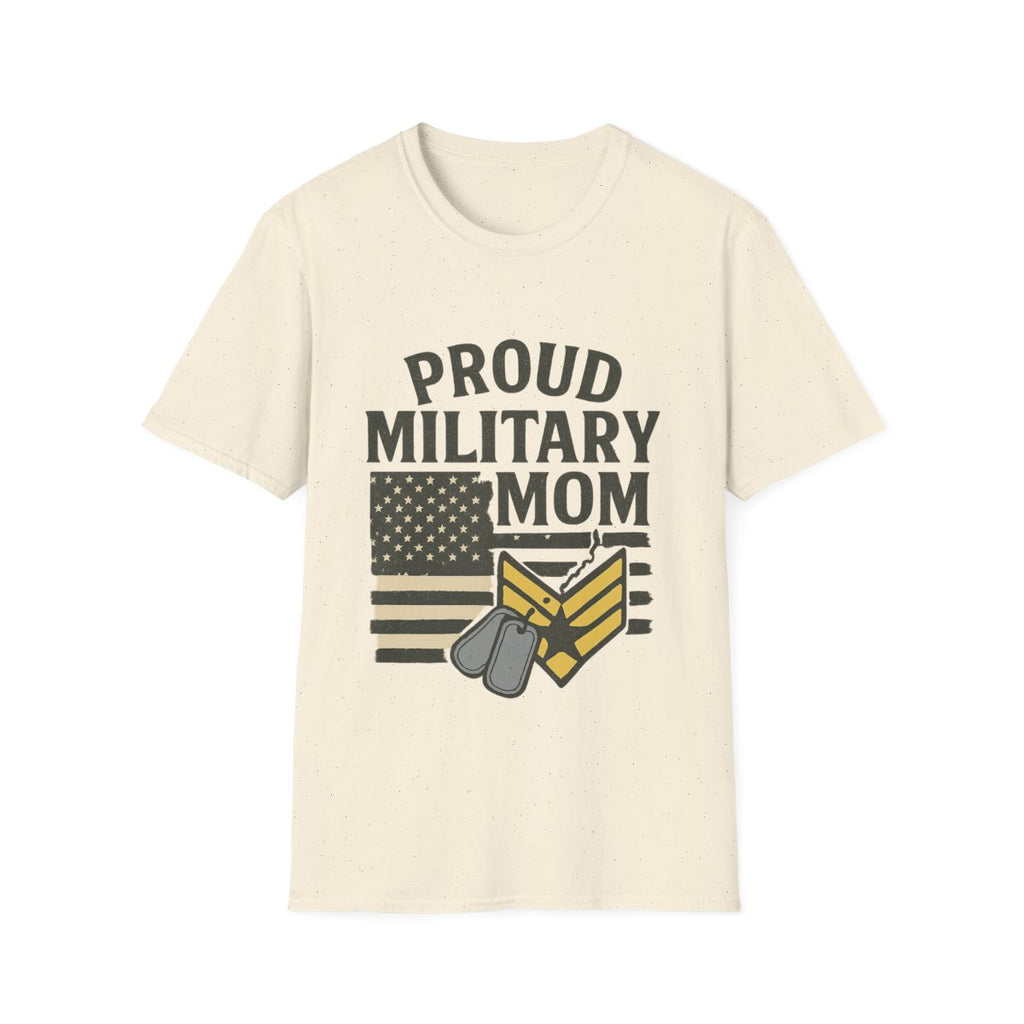 Proud Military Mom Shirt, My Heart Serves Too Tee, Army Mom Gift, Navy Mom, Marine Mom, Air Force Mom T-Shirt, Military Mother