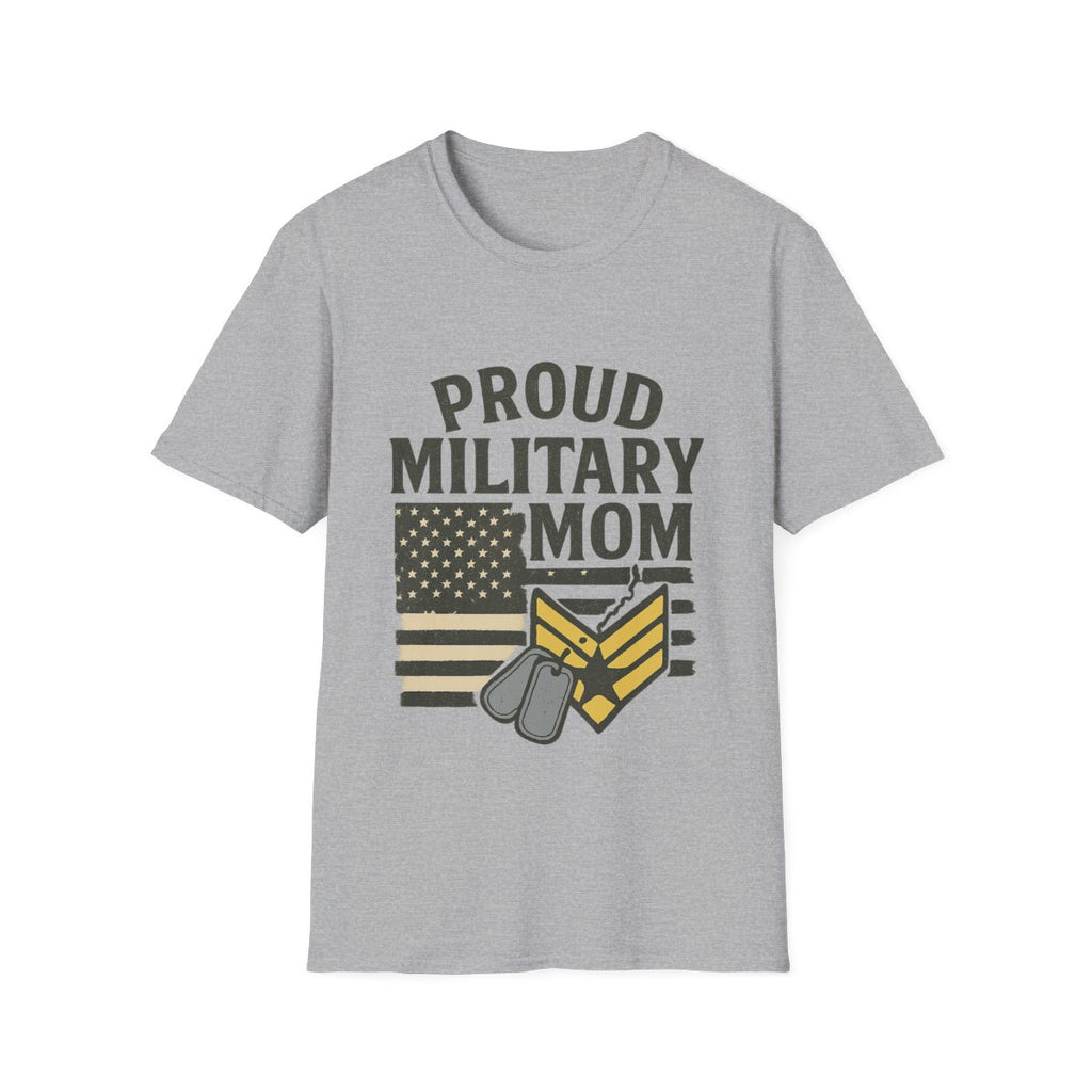 Proud Military Mom Shirt, My Heart Serves Too Tee, Army Mom Gift, Navy Mom, Marine Mom, Air Force Mom T-Shirt, Military Mother